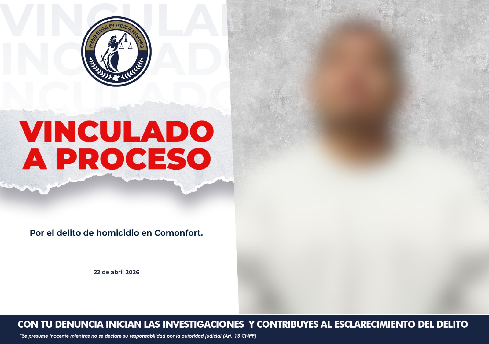 Se escondía en Estados Unidos; lo extraditan y lo vinculan a proceso por homicidio en Comonfort