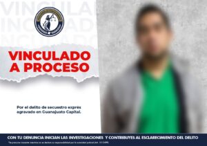 Vinculan a proceso a presunto secuestrador por caso ocurrido en Guanajuato capital