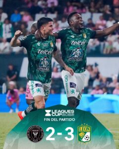 León elimina al Inter Miami de Messi con dramático triunfo