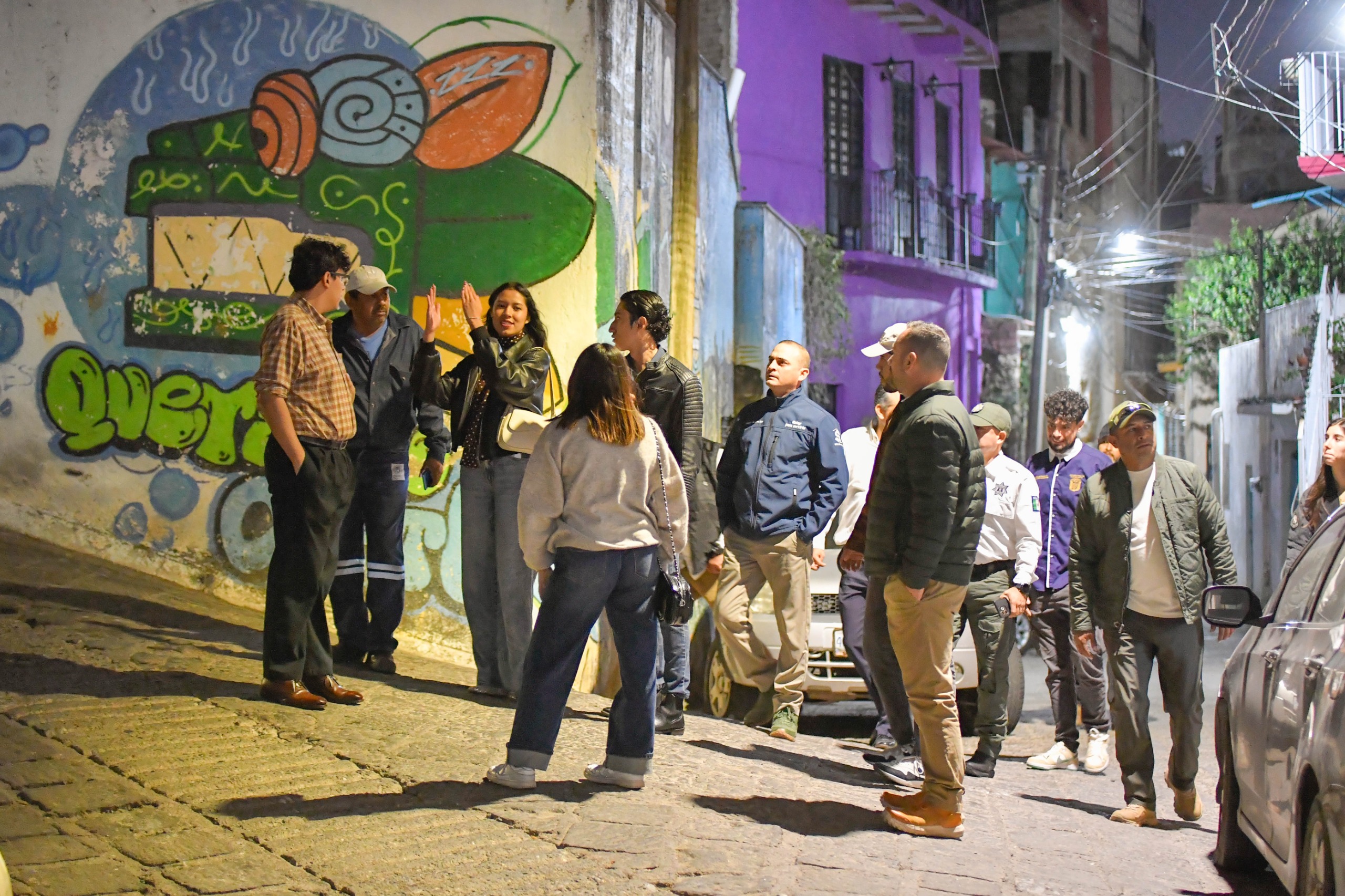 Recorre SSC de Guanajuato callejones y zonas habitacionales de estudiantes de la UG 